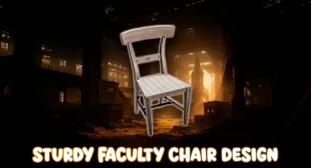 Sturdy Faculty Chair Design artwork