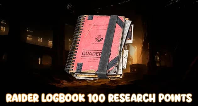 Raider Logbook 100 research points artwork