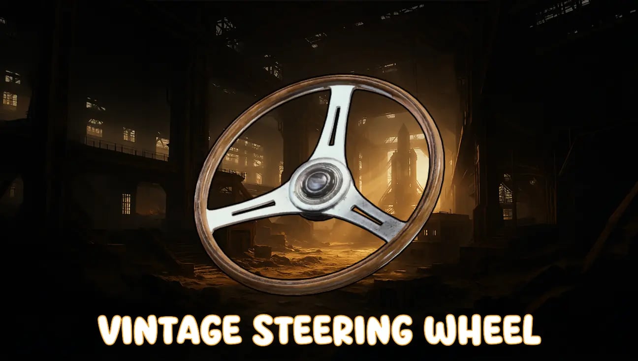 Vintage Steering Wheel artwork