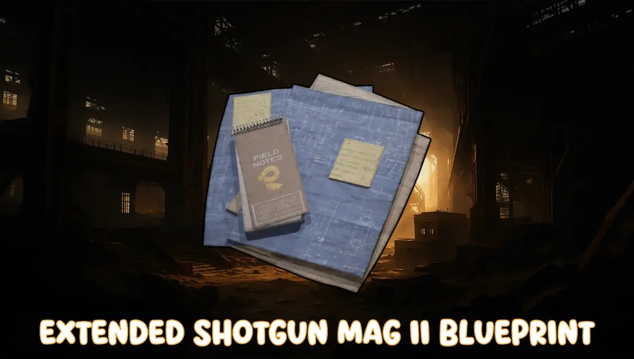 Extended Shotgun Mag II Blueprint artwork