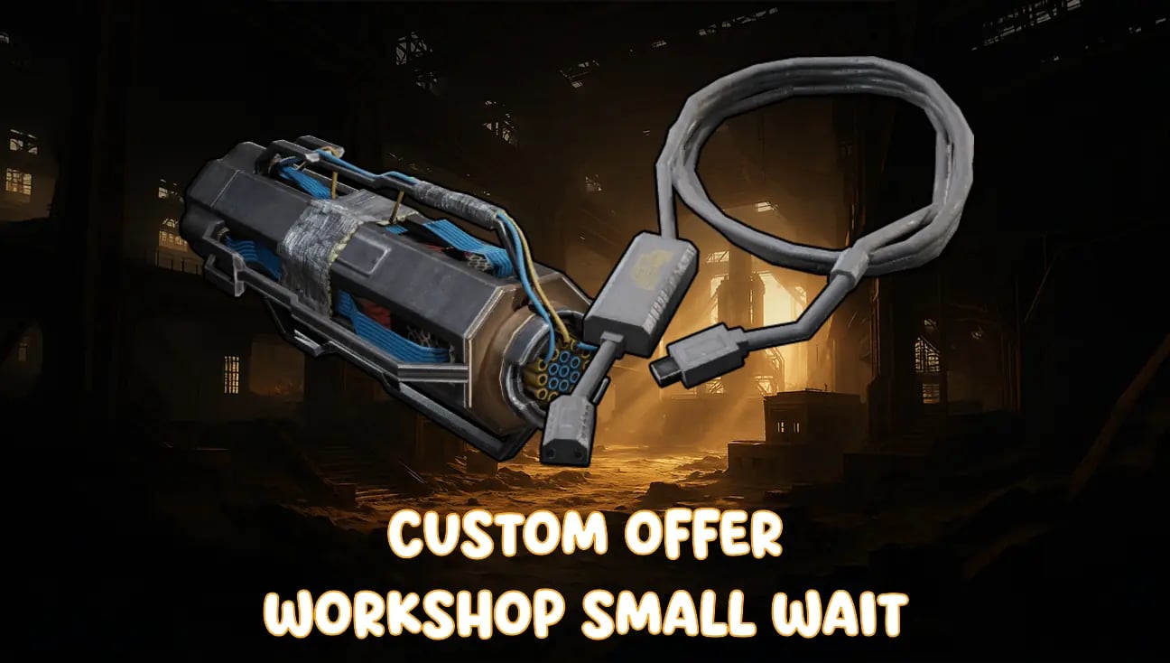 Custom offer workshop small wait artwork