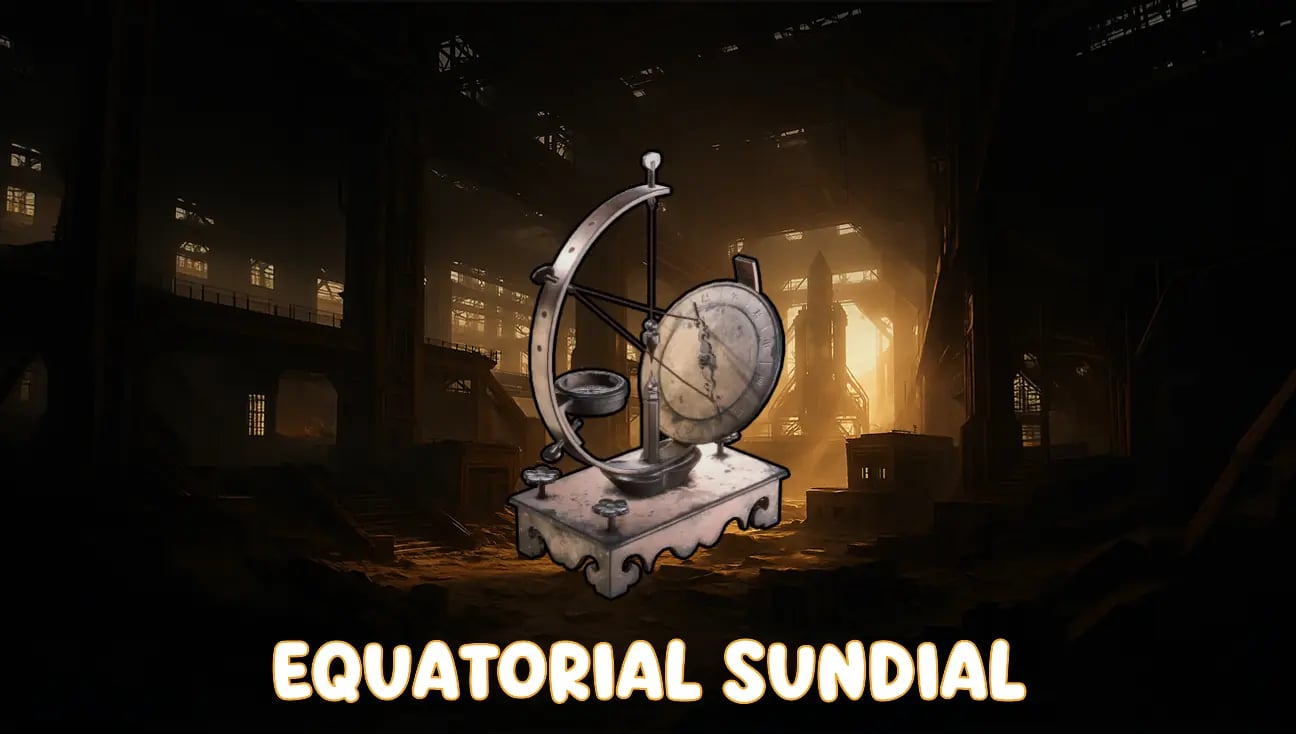 Equatorial Sundial artwork