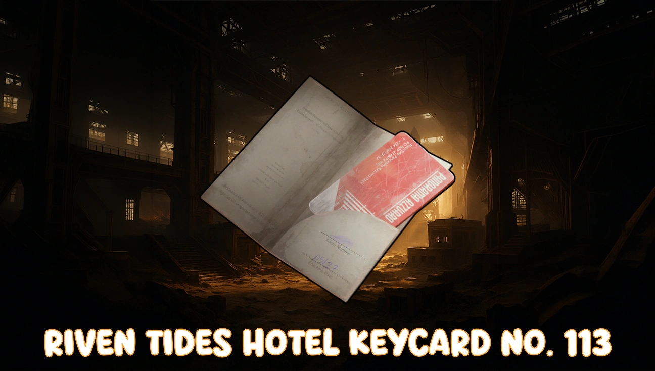Riven Tides Hotel Keycard No. 113 artwork