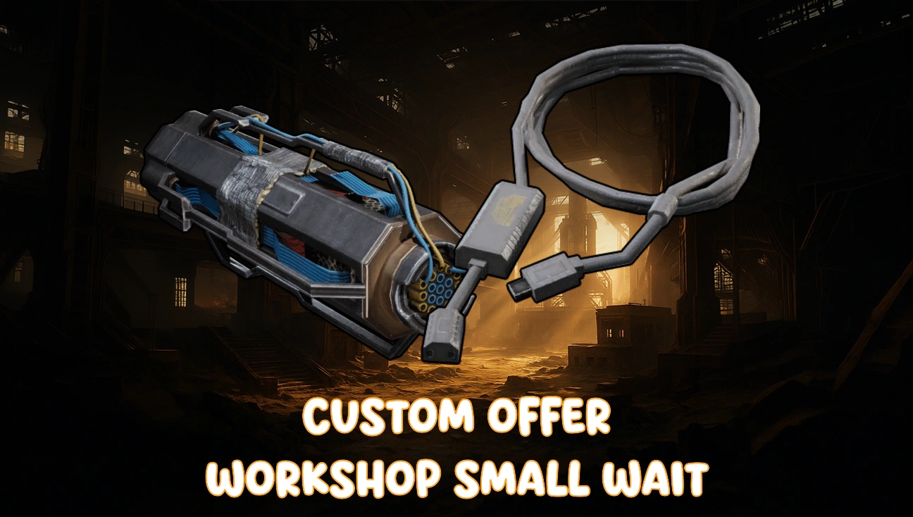 Custom offer workshop small wait artwork
