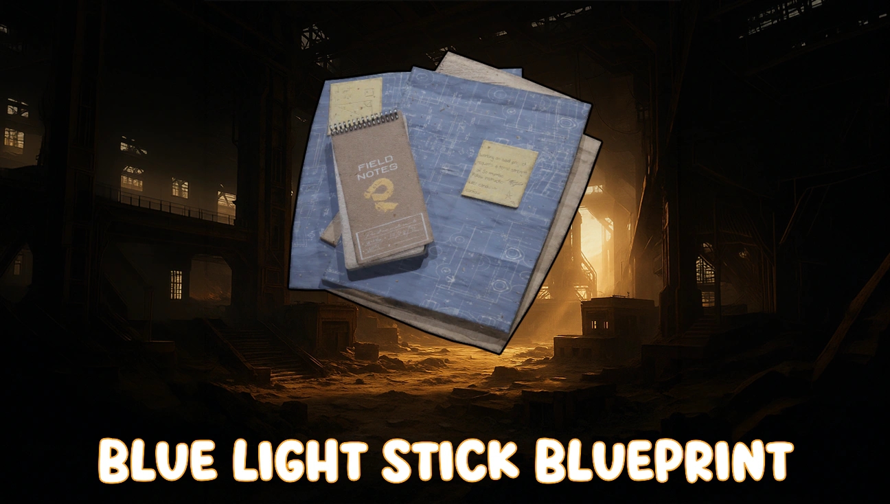 Blue light stick Blueprint artwork