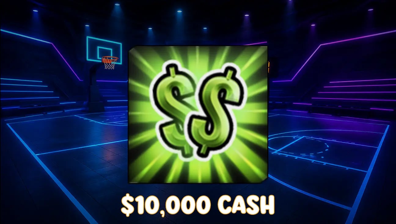 $10,000 Cash artwork