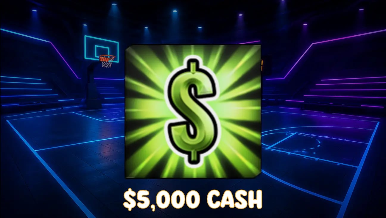 $5,000 Cash artwork