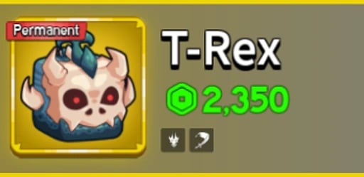 Permanent T-Rex artwork