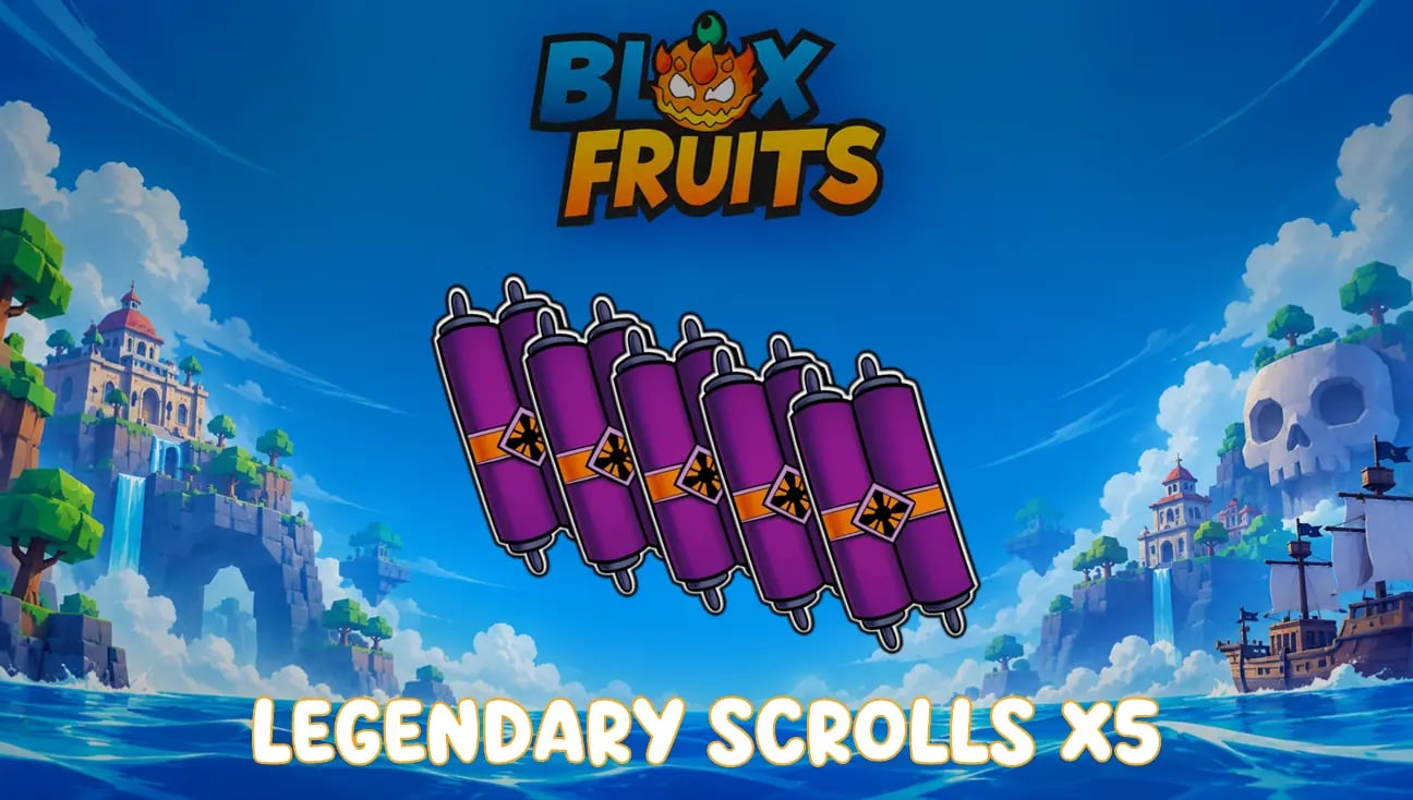 5x legendary Scrolls artwork