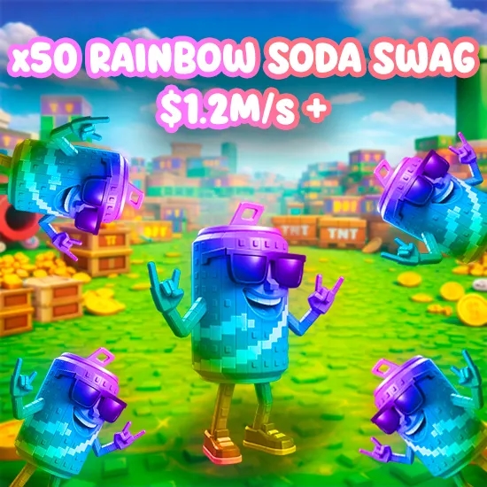 x50 Rainbow Soda Swag $1.2M/s + artwork