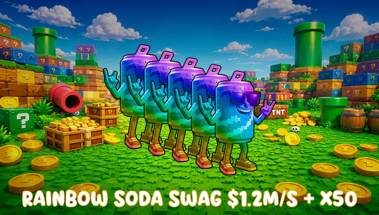 x50 Rainbow Soda Swag $1.2M/s + artwork