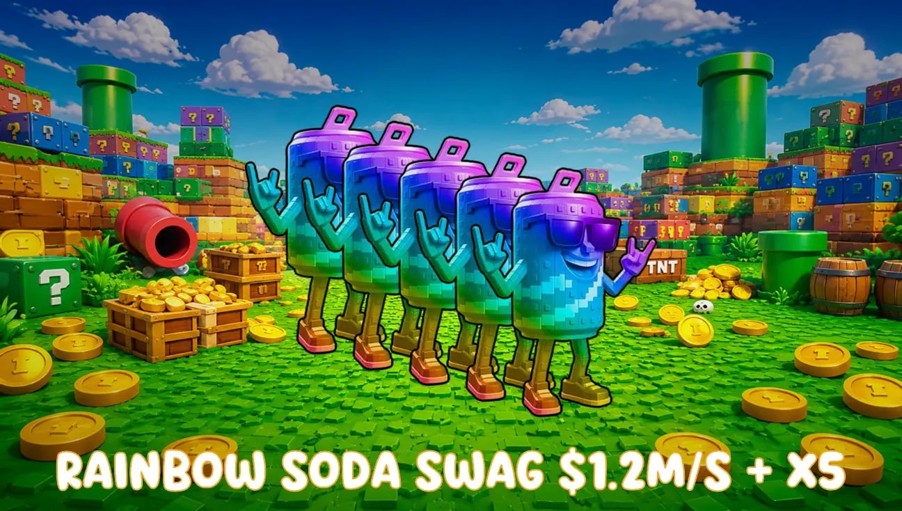 x5 Rainbow Soda Swag $1.2M/s + artwork