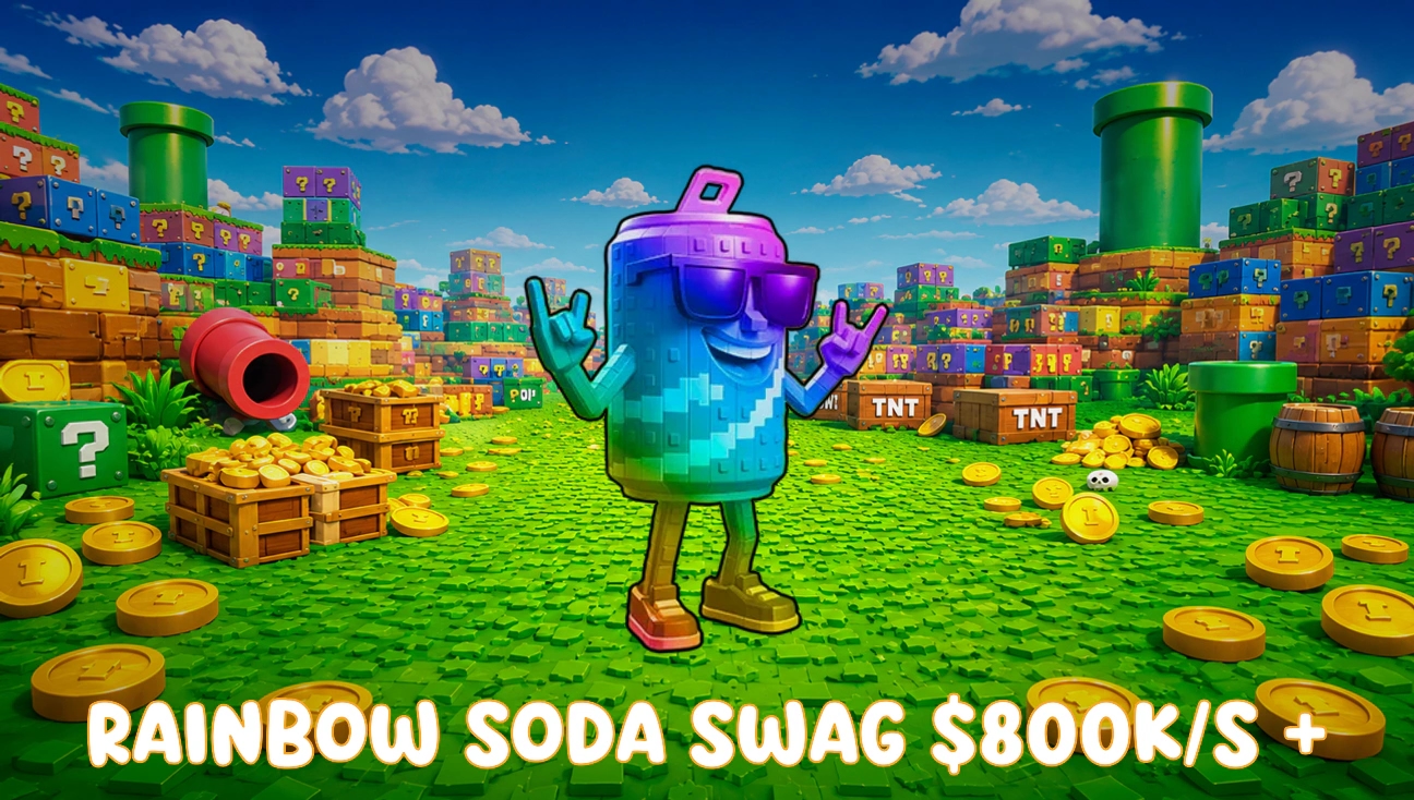 Rainbow Soda Swag $800K/s + artwork