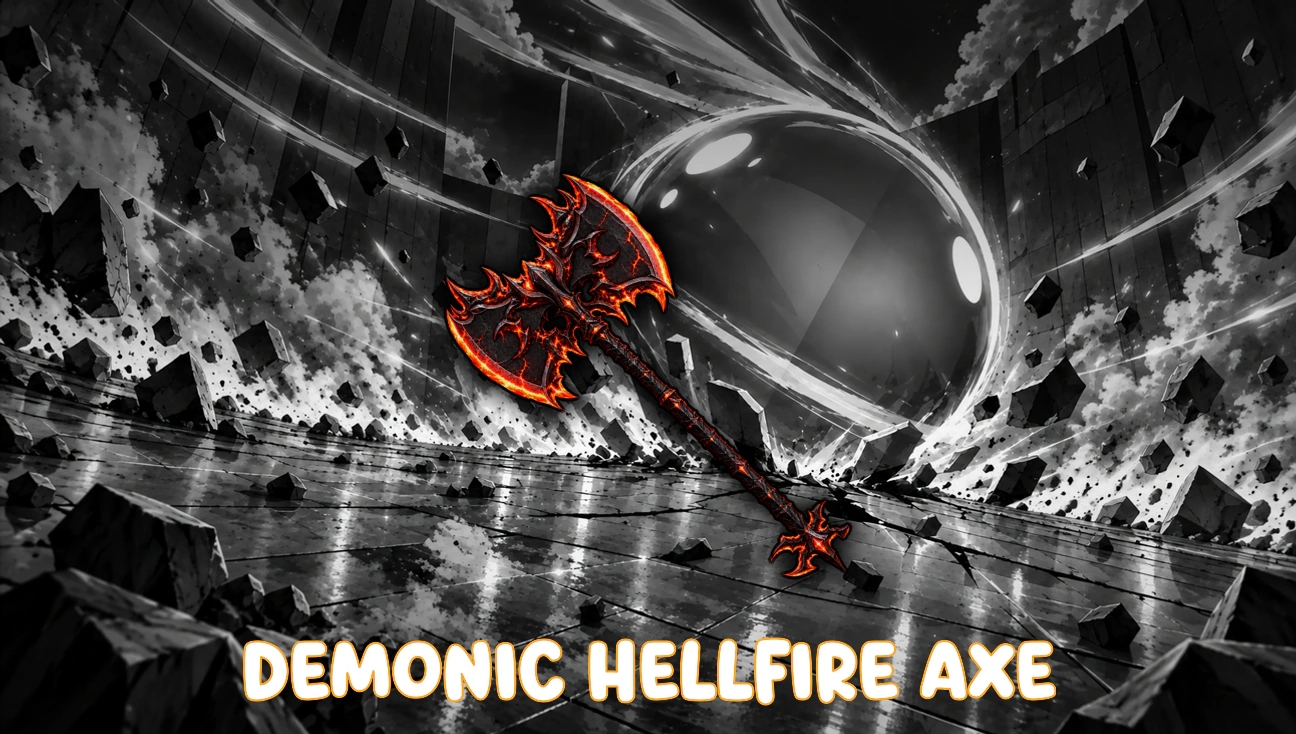 Demonic Hellfire Axe artwork