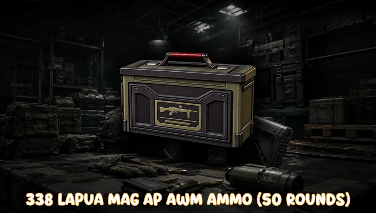 338 Lapua Mag AP AWM Ammo (50 Rounds) artwork