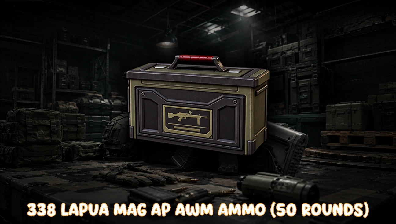 338 Lapua Mag AP AWM Ammo (50 Rounds) artwork