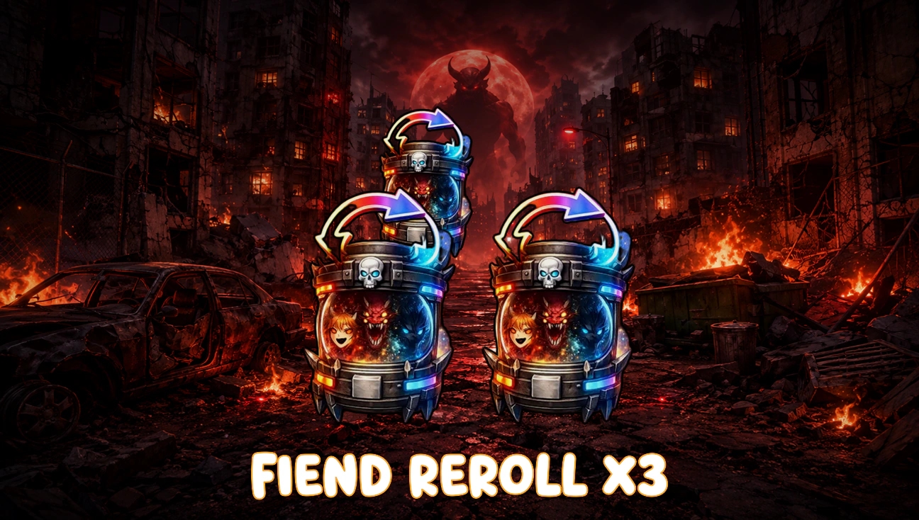 3x Fiend Reroll artwork