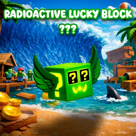 Radioactive Lucky Block artwork