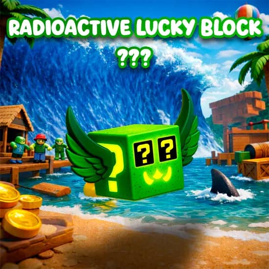 Radioactive Lucky Block artwork