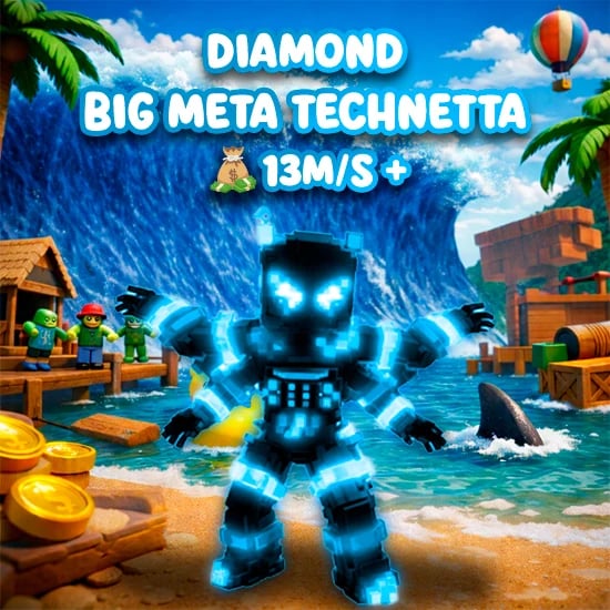 Diamond Big Meta Techneta 13M/s + artwork