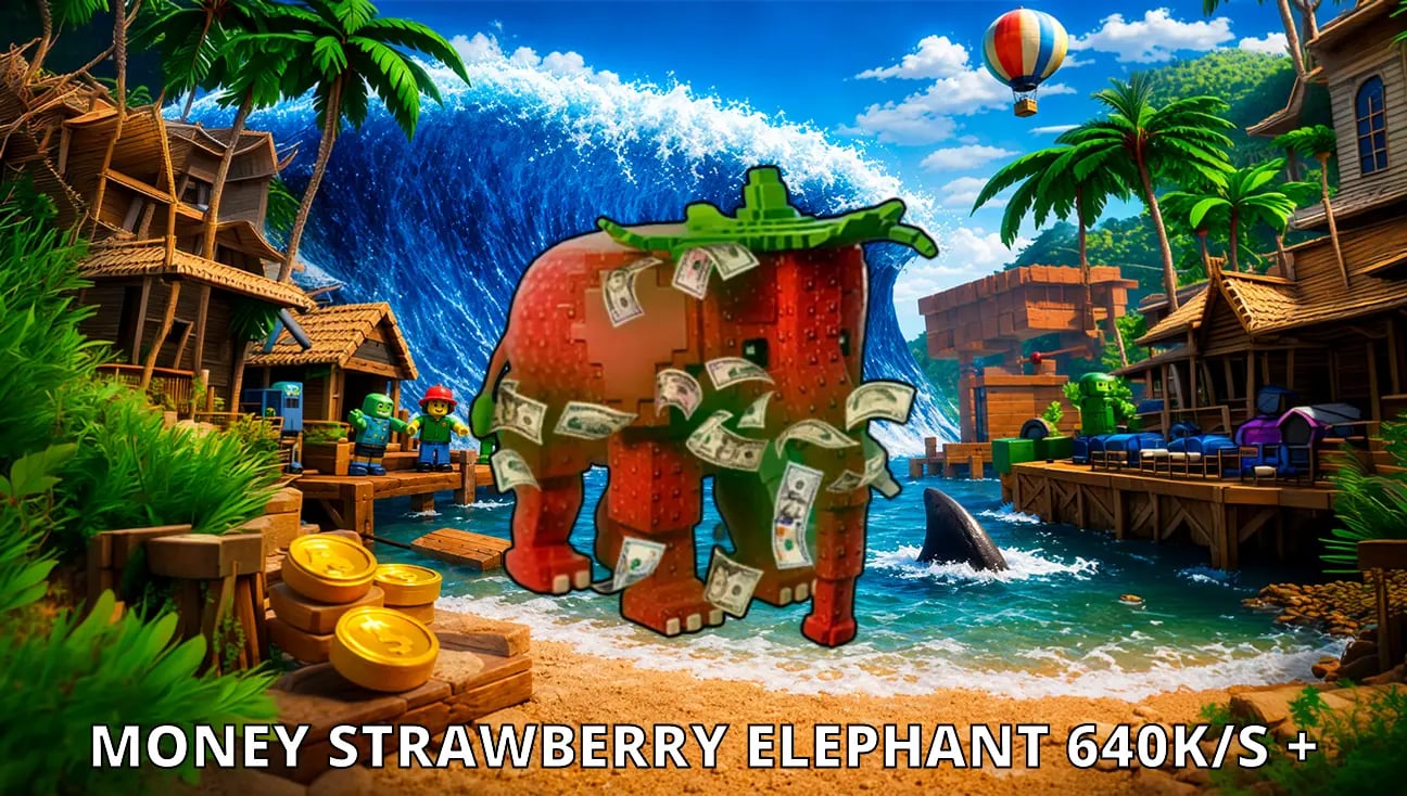 Money Strawberry Elephant 640K/s + artwork
