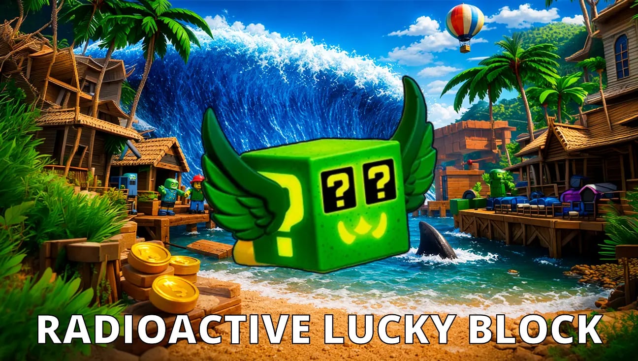 Radioactive Lucky Block artwork