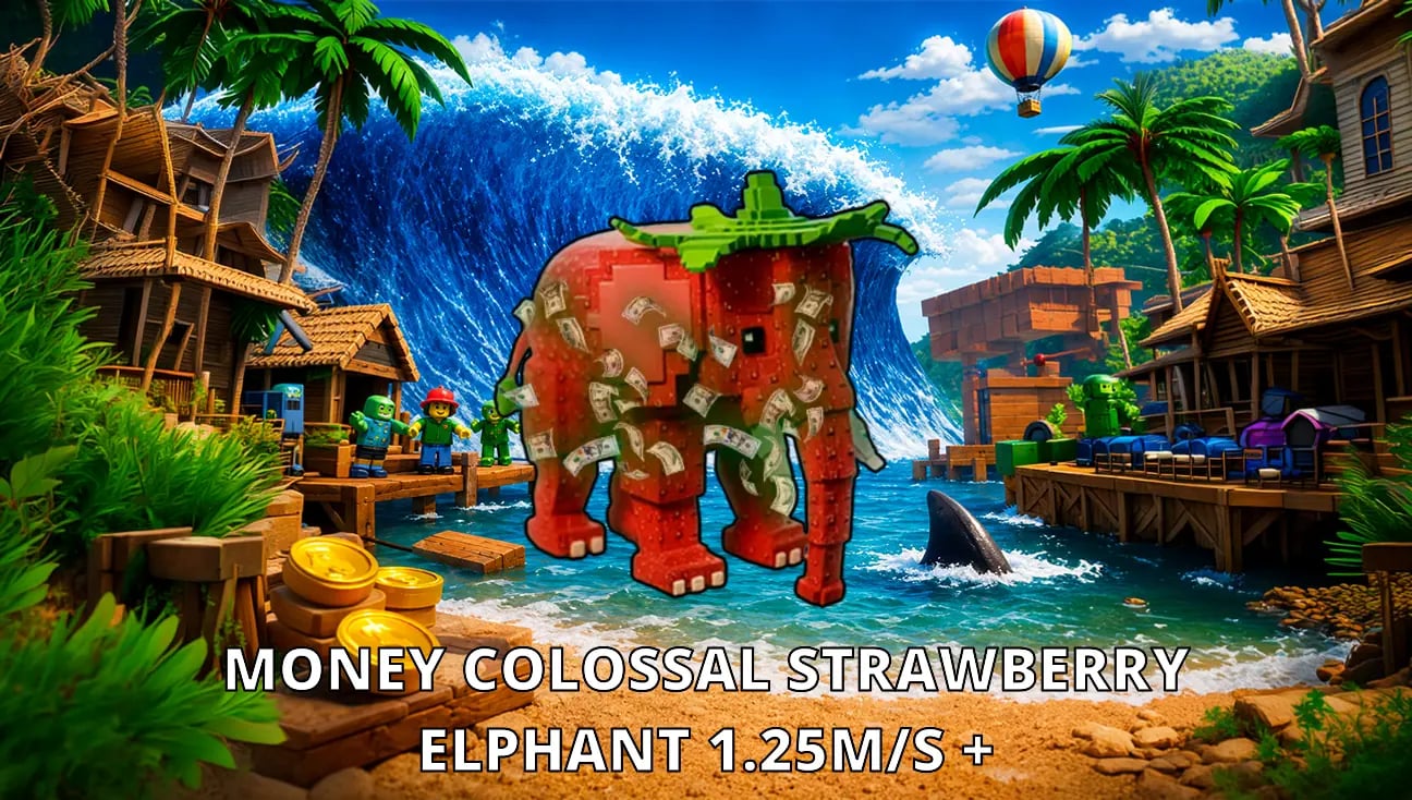 Money Colossal Strawberry Elphant 1.25M/s + artwork