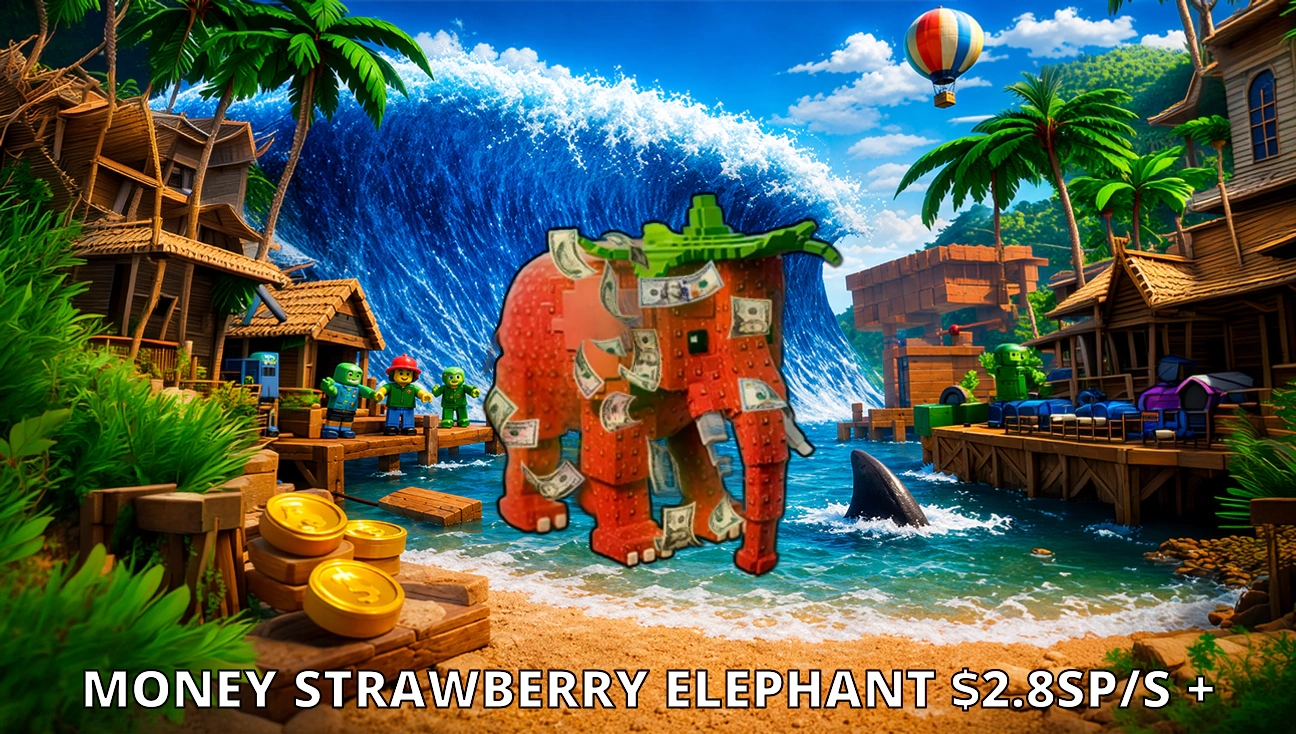 Money Strawberry Elephant $2.8Sp/s + artwork