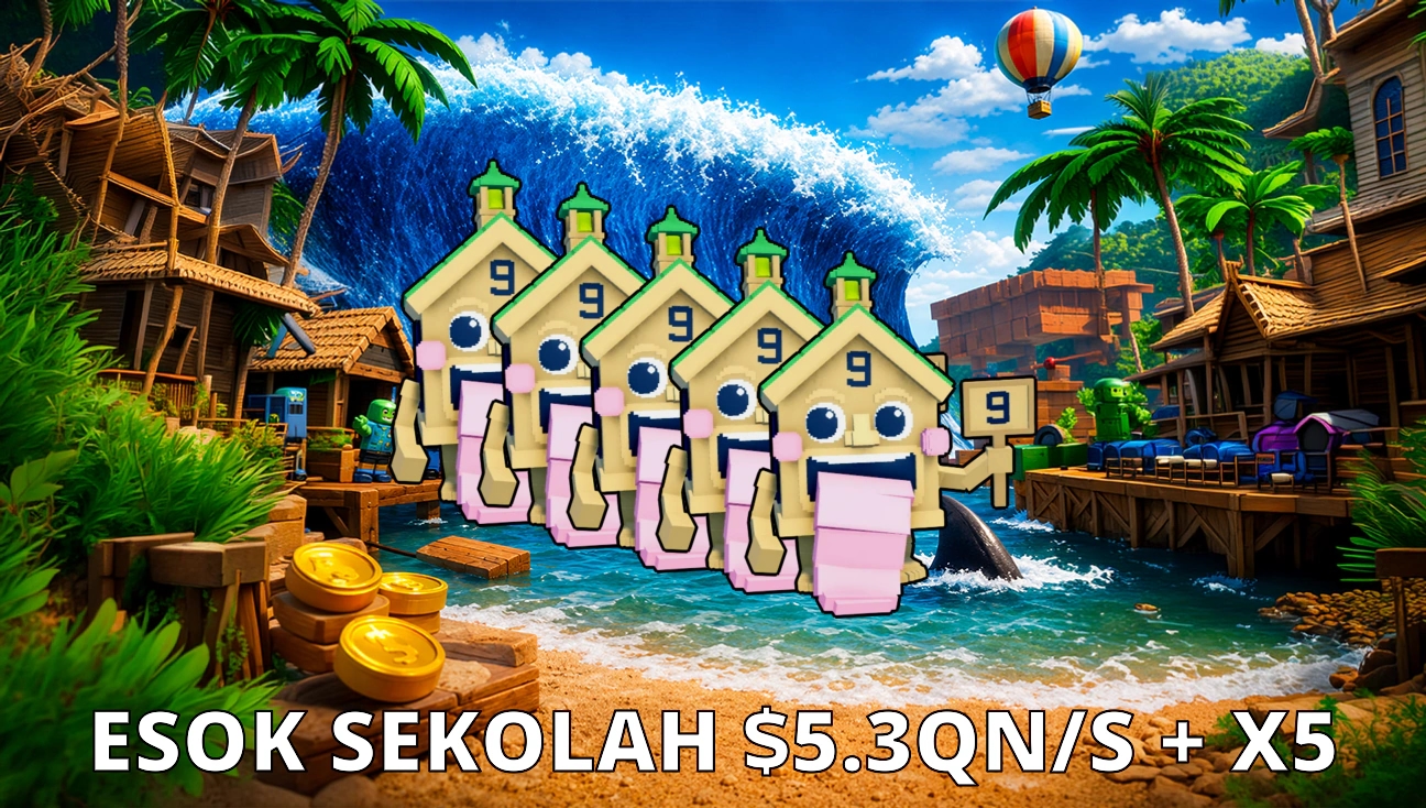 x5 Esok Sekolah $5.3QN/s + artwork