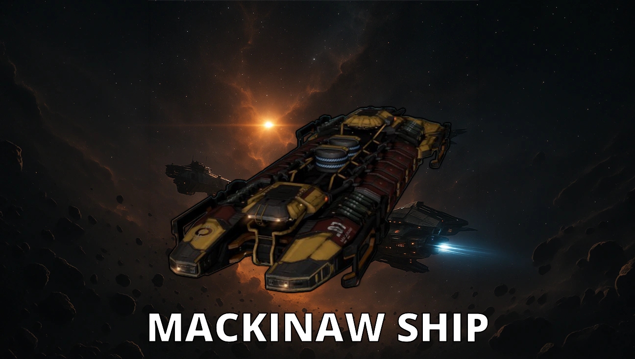 Mackinaw Ship artwork