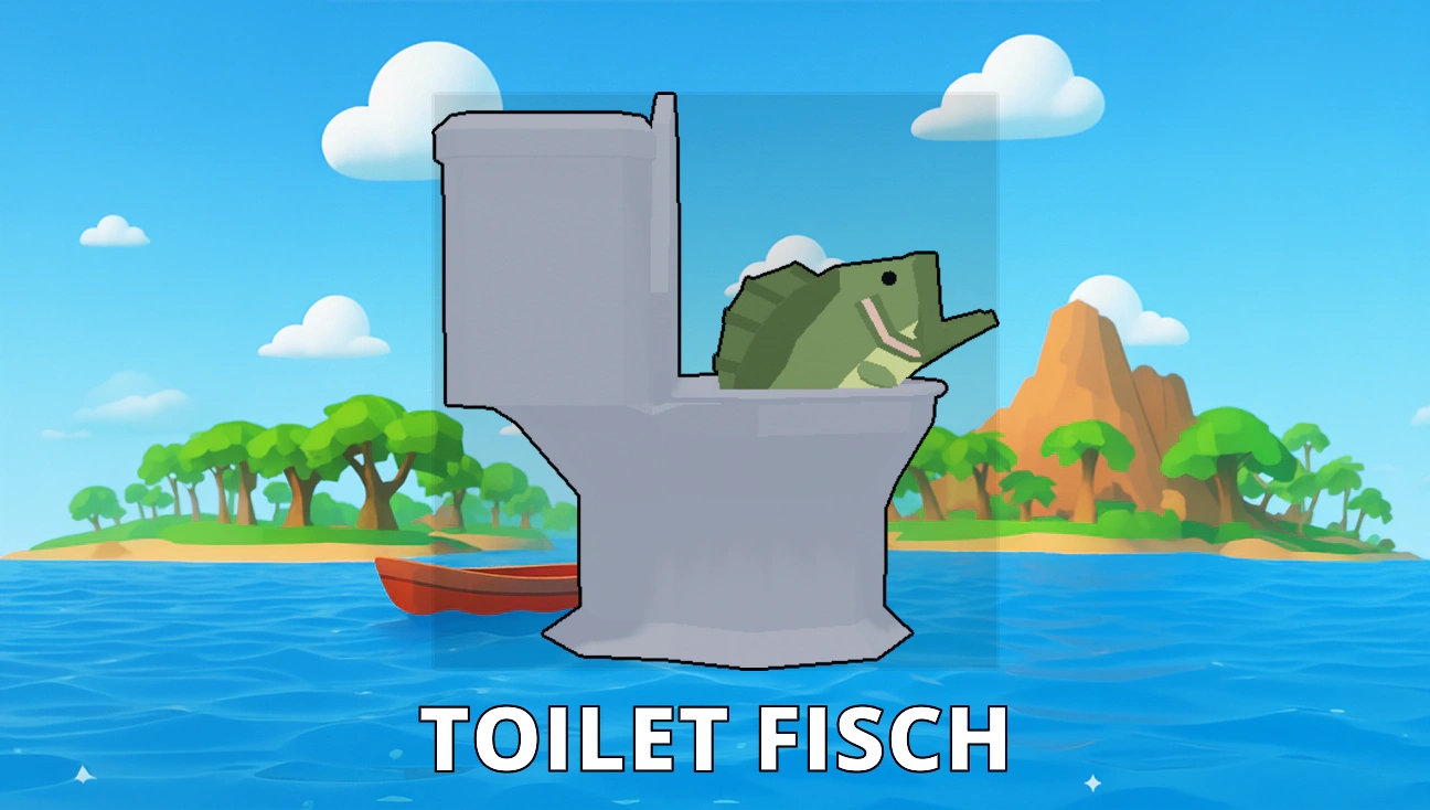 Toilet fisch artwork