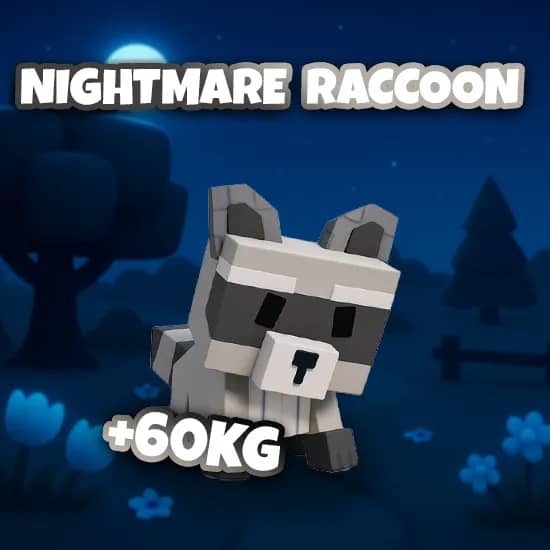 Nightmare Raccoon +60KG artwork