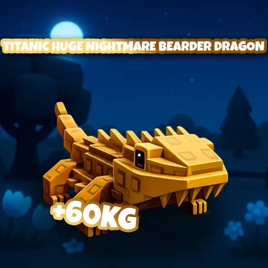 Titanic Huge Nightmare Bearded Dragon +60KG artwork
