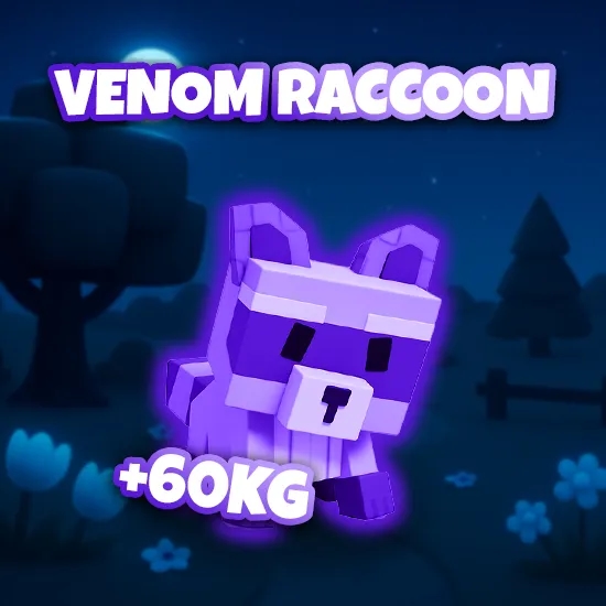 Venom Raccoon +60KG artwork