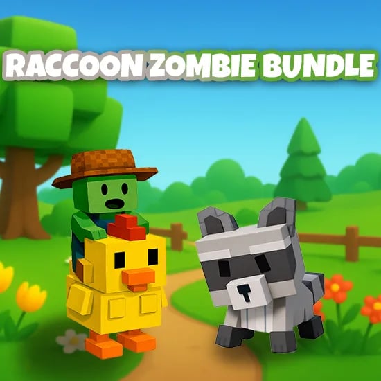 Raccoon Zombie Bundle artwork