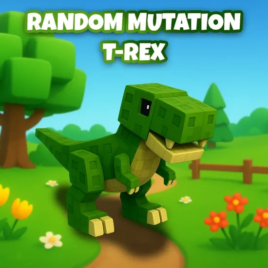 Random Mutation T-Rex artwork