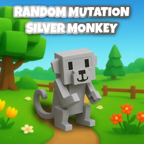 Random Mutation Silver Monkey artwork