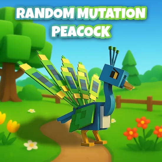 Random Mutation Peacock artwork