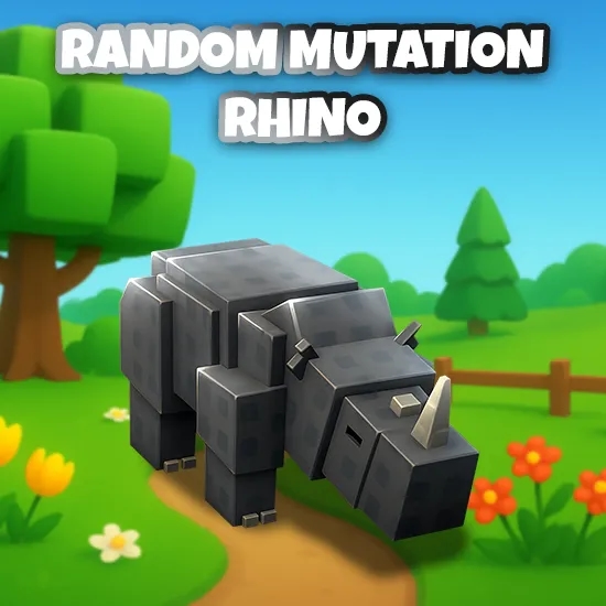 Random Mutation Rhino artwork