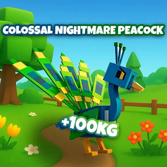 Colossal Nightmare Peacock +100KG artwork