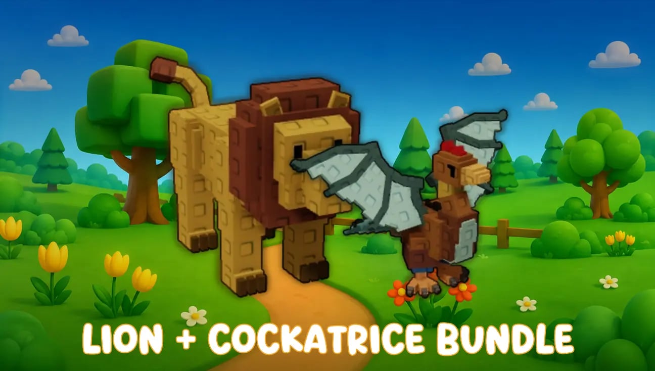 Lion + Cockatrice Bundle artwork