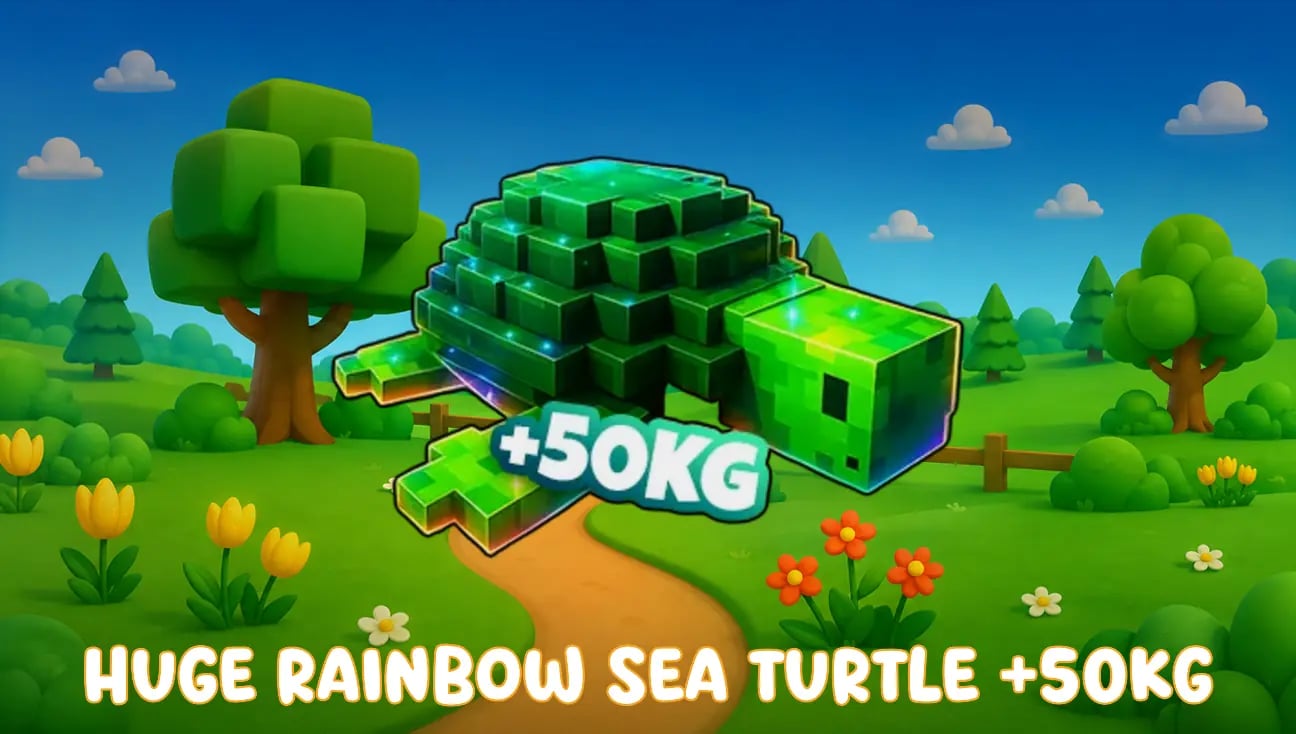 Huge Rainbow Sea Turtle +50Kg artwork