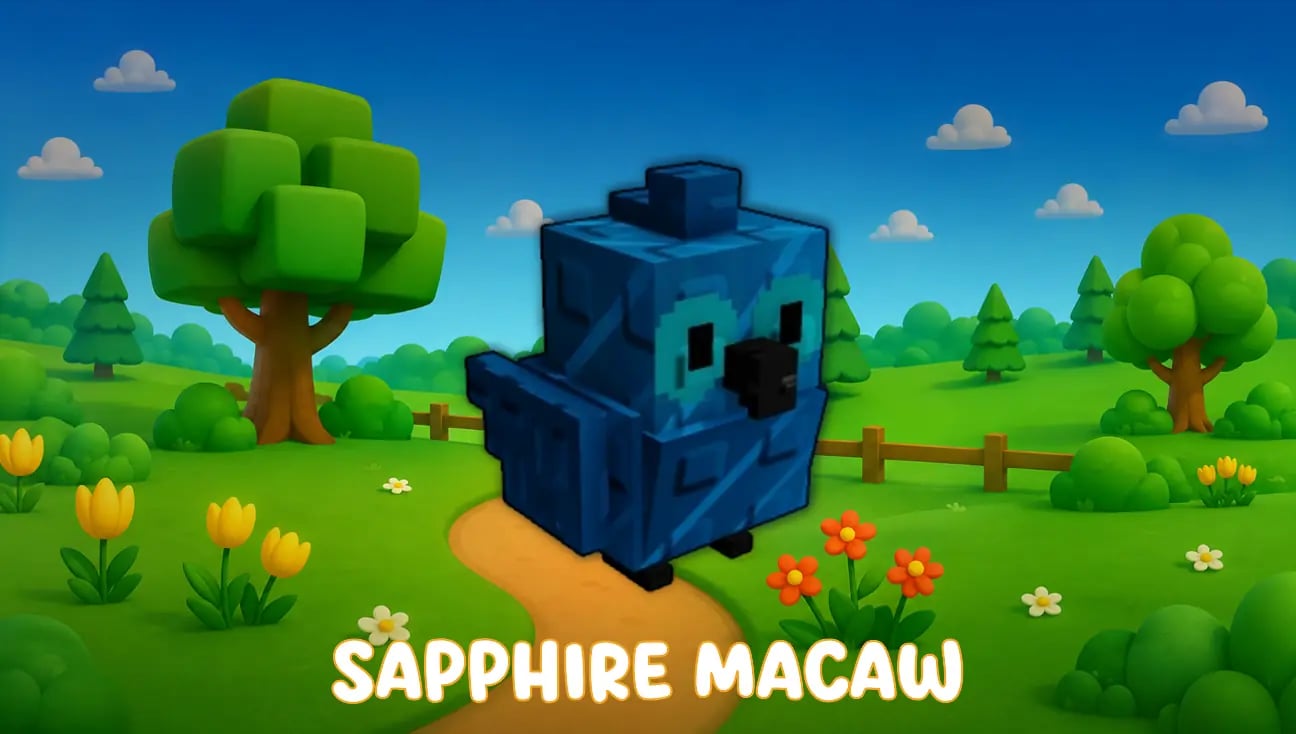 Sapphire Macaw artwork
