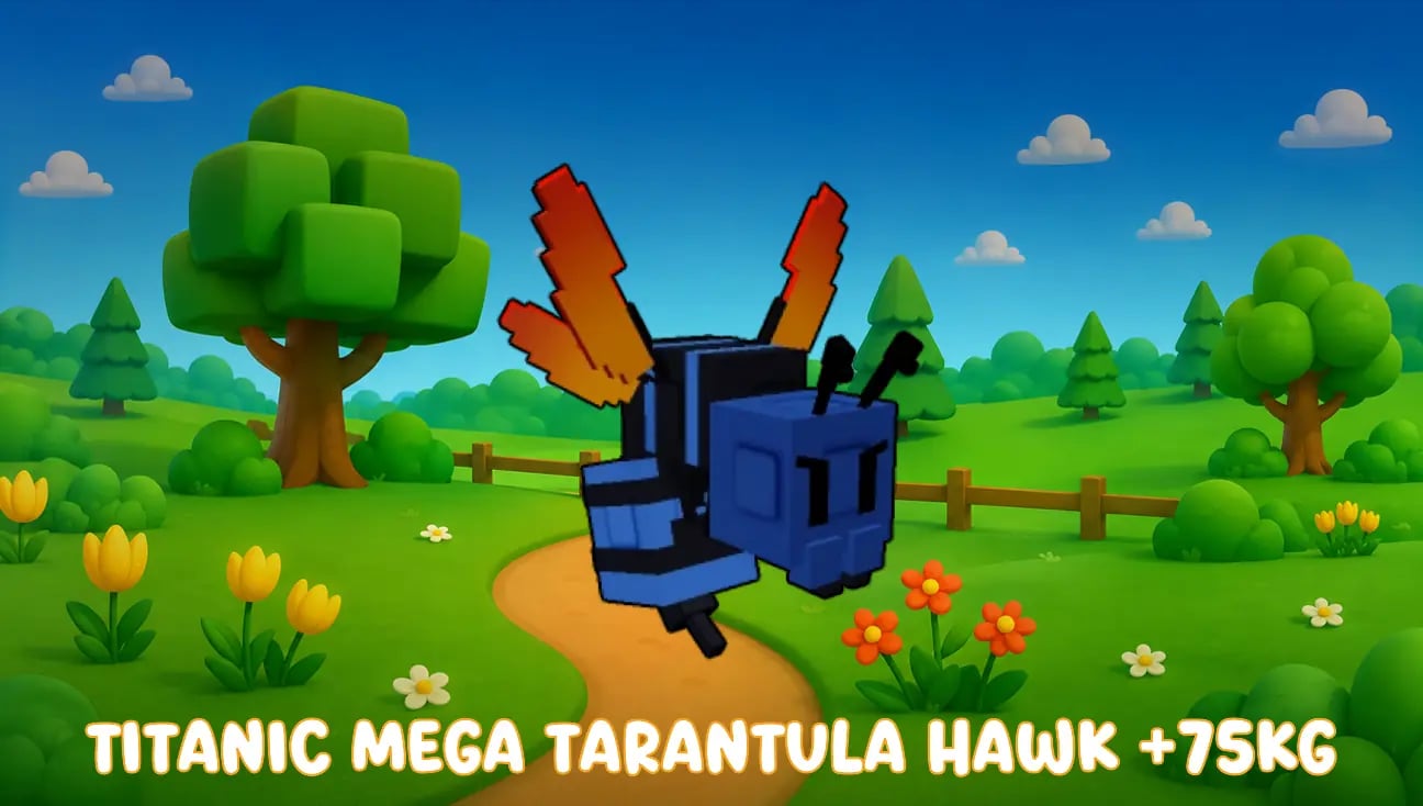 Titanic Mega Tarantula Hawk +75Kg artwork