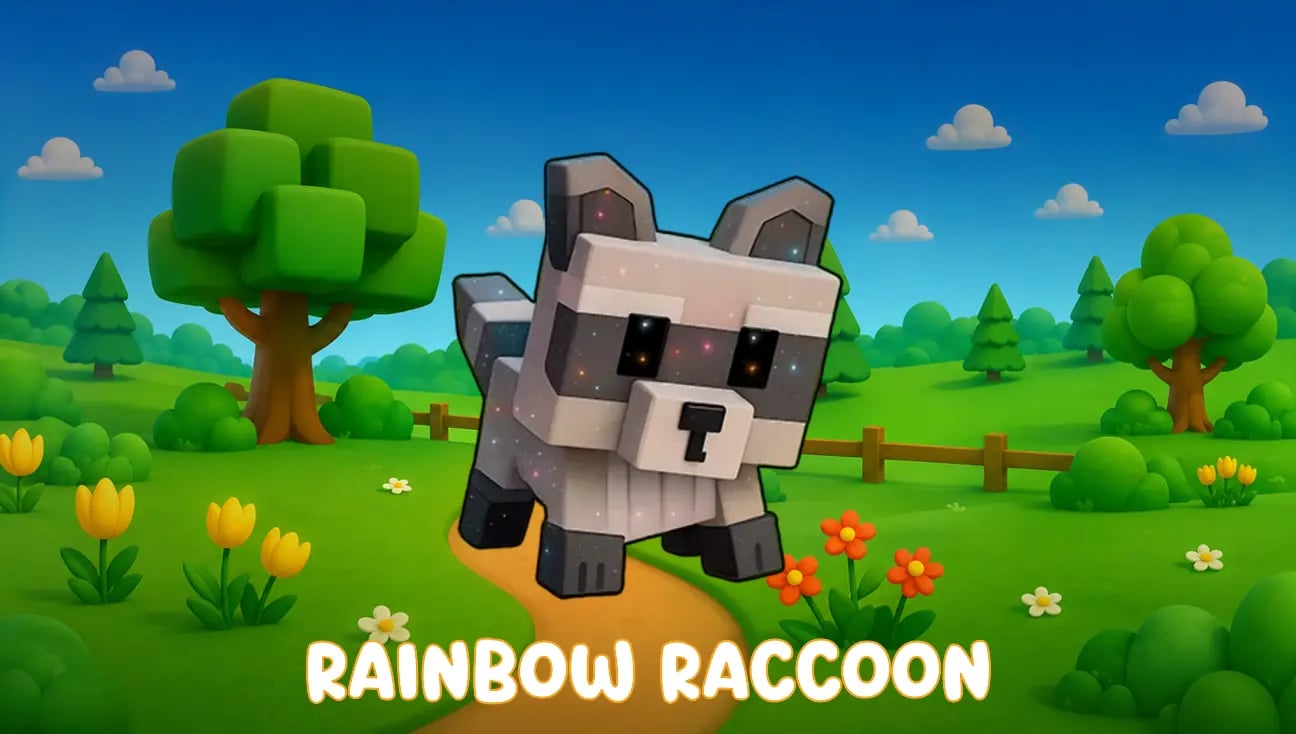 Rainbow Raccoon artwork