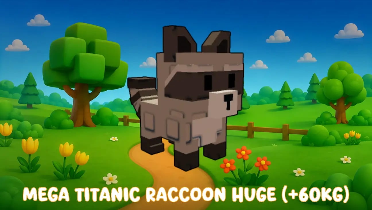 Mega Titanic Raccoon Huge (+60Kg) artwork
