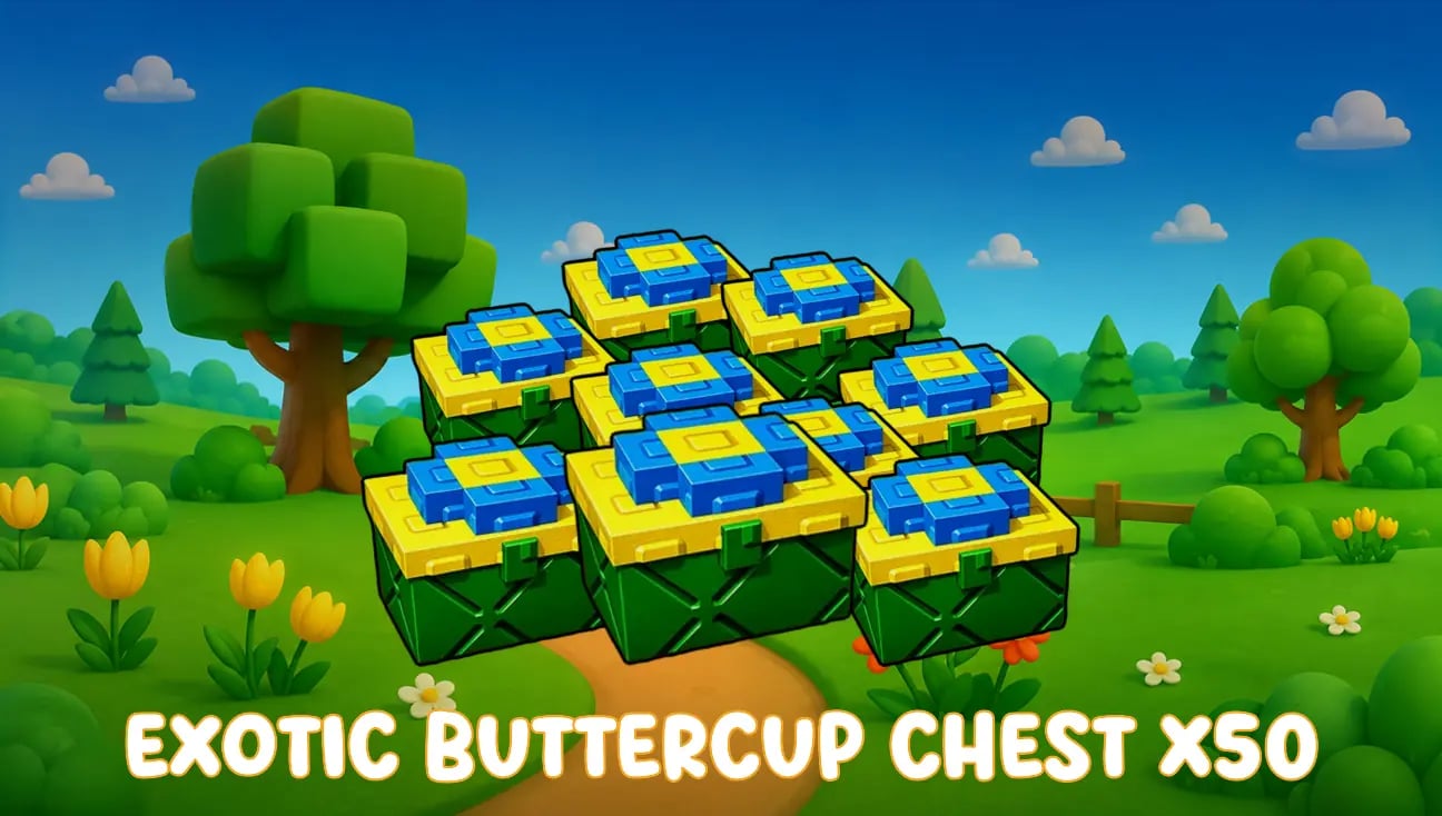 50x Exotic Buttercup Chest artwork