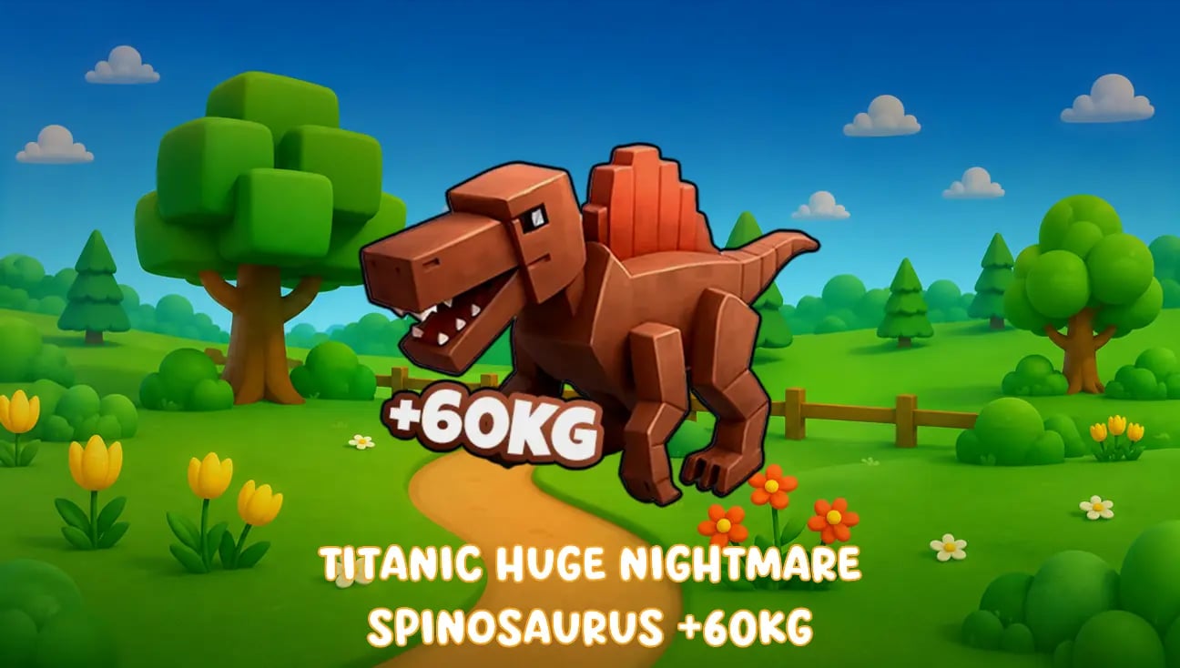 Titanic Huge Nightmare Spinosaurus +60KG artwork