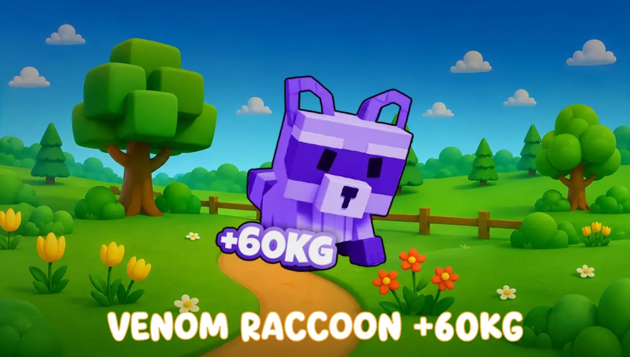 Venom Raccoon +60KG artwork