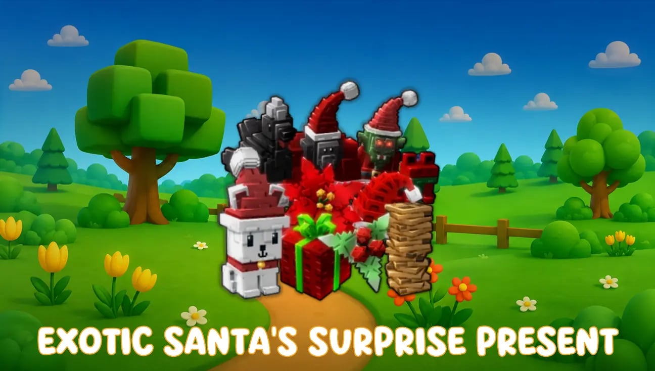 Exotic Santa's Surprise Present artwork